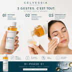 CELVESSIA BI-PHASE 01 — Solution Démaquillante Biphasée à l’Acide Hyaluronique